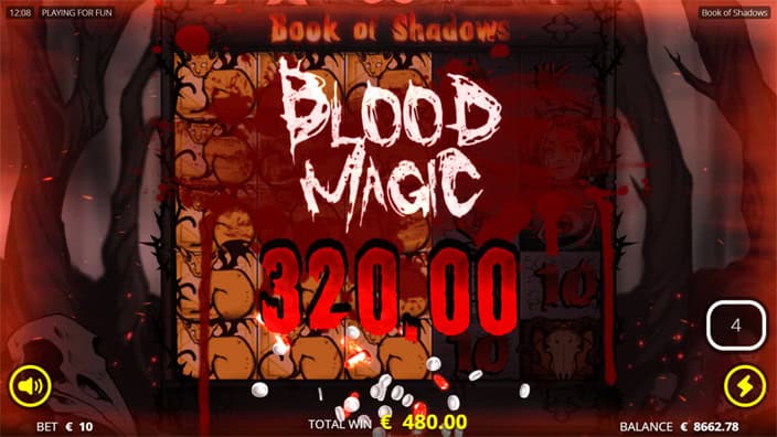 Book of Shadows slot big win 1