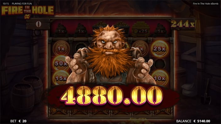 Fire in the Hole slot big win Fire in the Hole slot big win