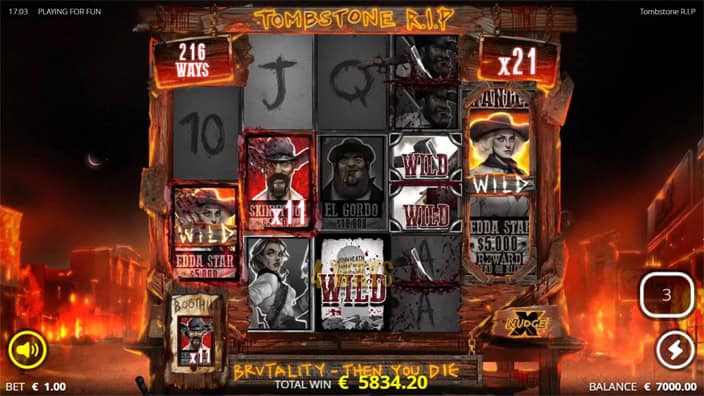 Tombstone RIP slot wilds 1