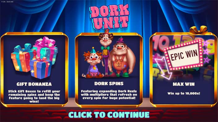 Dork unit slot features Dork-Unit-features
