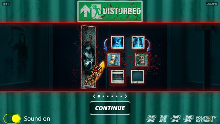 Disturbed slot features Disturbed slot features