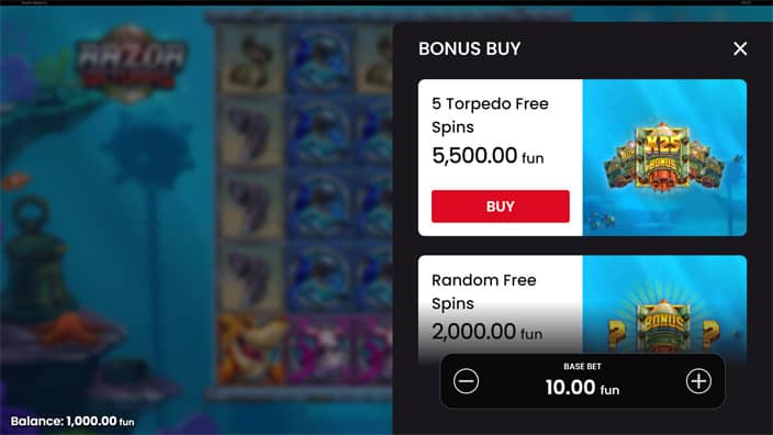 Razor Returns slot bonus buy Razor-Returns-slot-buy-feature