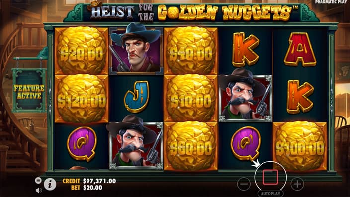 Heist for the Golden Nuggets slot free spins Heist for the Golden Nuggets slot free spins