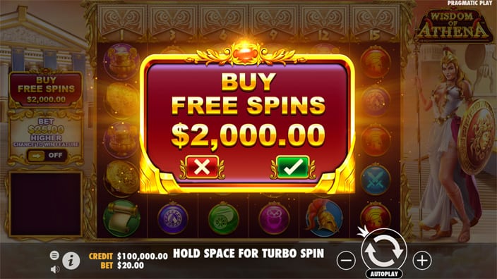 Wisdom of Athena slot bonus buy Wisdom-of-Athena-slot-buy-feature
