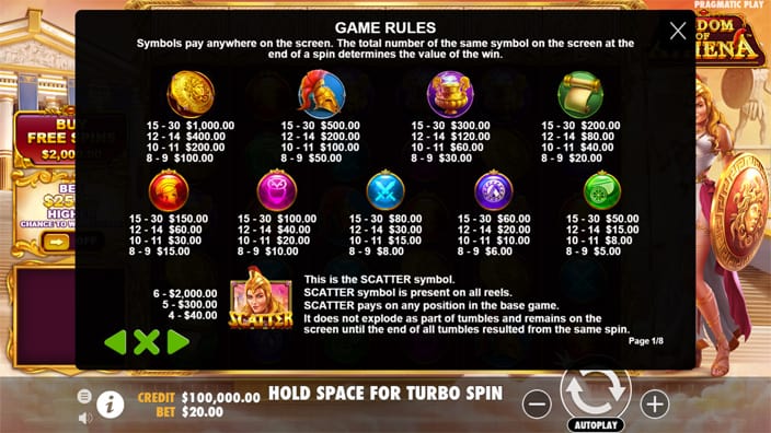 Wisdom of Athena slot paytable Wisdom-of-Athena-slot-paytable