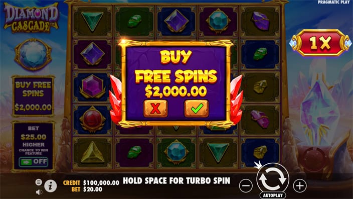 Diamond Cascade slot bonus buy Diamond-Cascade-slot-buy-feature