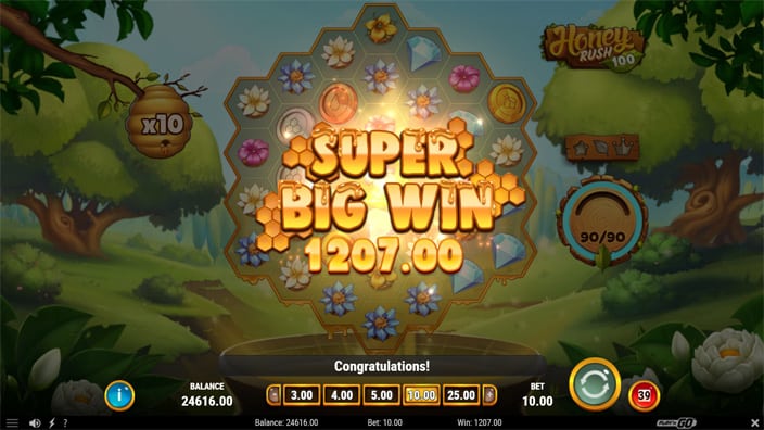 Honey Rush 100 slot big win Honey Rush 100 slot big win
