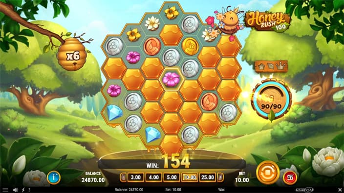 Honey Rush 100 slot overcharge feature Honey Rush 100 slot overcharge feature