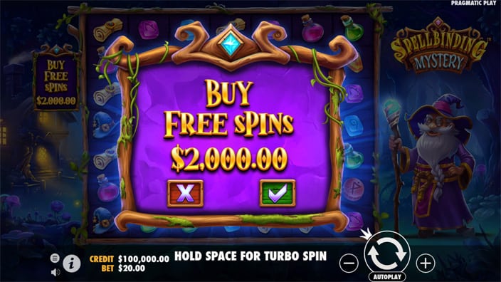 Spellbinding mystery slot bonus buy Spellbinding-mystery-slot-buy-feature