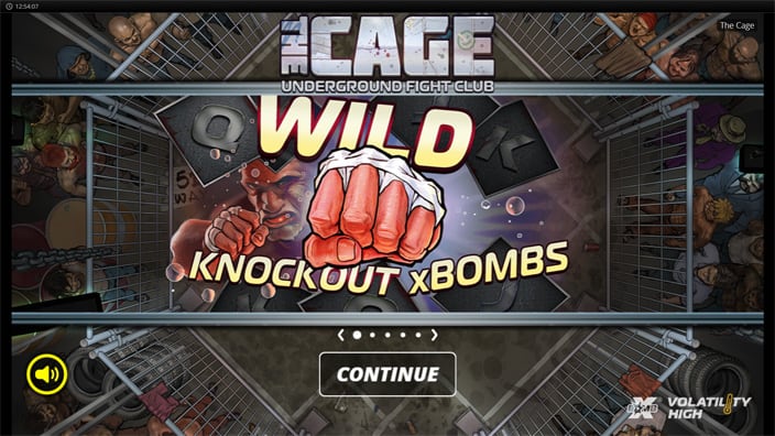 The Cage slot features The Cage slot features
