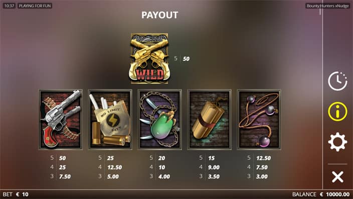 Bounty Hunters slot paytable Bounty-Hunters-slot-paytable