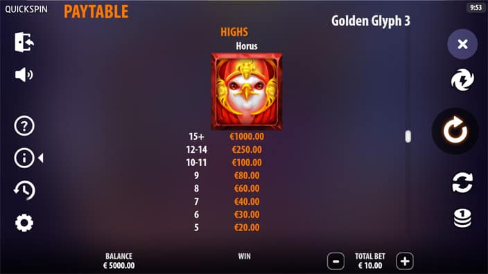 Golden Glyph 3 slot paytable Golden-Glyph-3-slot-paytable