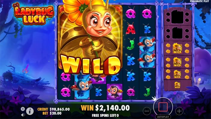 Ladybug Luck slot wild symbol Ladybug Luck slot wild symbol