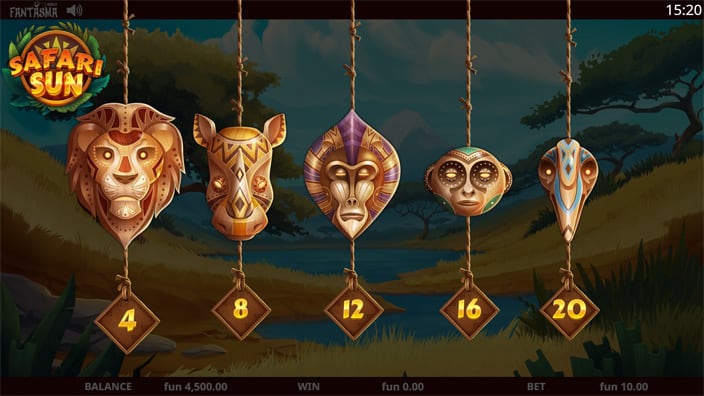 Safari Sun slot bonus choice Safari Sun slot bonus choice