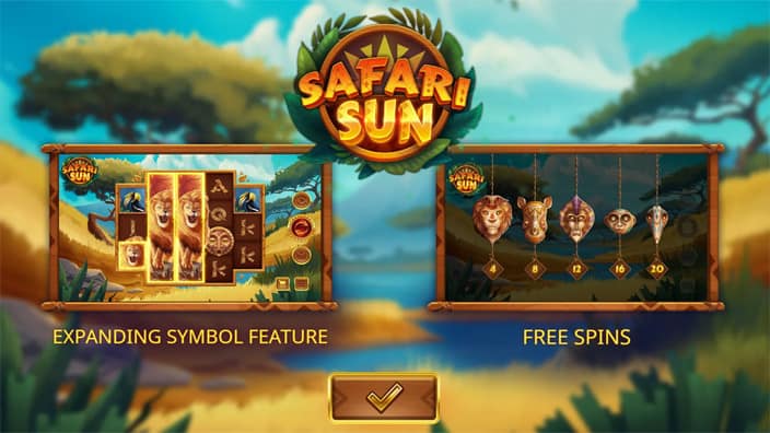 Safari Sun slot features Safari Sun slot features
