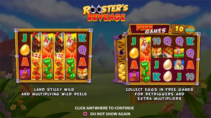 Roosters Revenge slot features 1