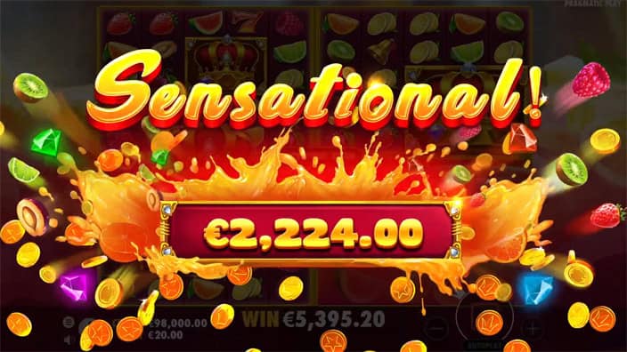 Juicy Fruits Multihold slot big win 1
