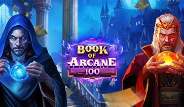 Book of Arcane 100 Slot Demo by Just Slots slot cover image