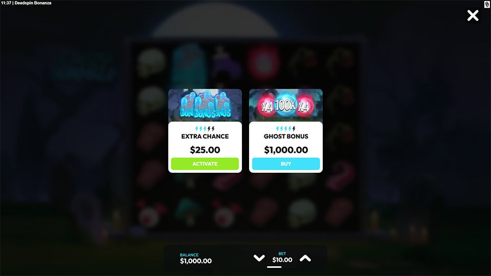 Deadspin Bonanza slot bonus buy