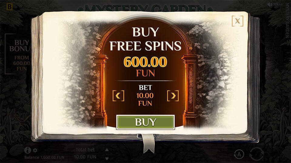 Mystery Garden slot bonus buy