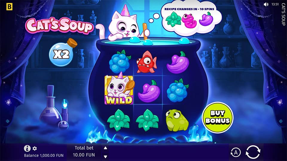 Cats Soup slot game preview 1