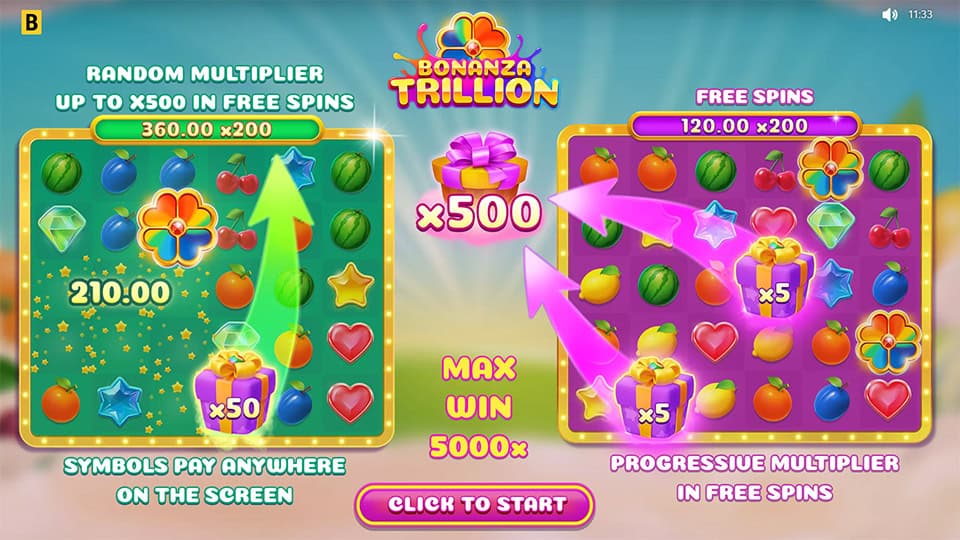 Bonanza Trillion slot homepage 1