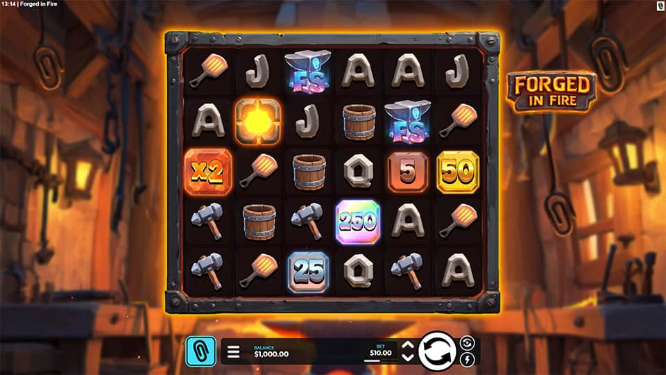 Forged in Fire slot game preview 1