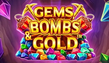 Gems, Bombs & Gold Slot Demo by Just For The Win slot cover image