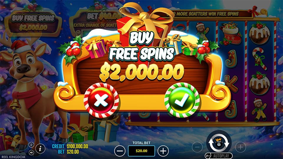 Santas Slay slot bonus buy 1