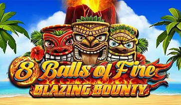 8 Balls of Fire Blazing Bounty Slot Demo by Reflex Gaming slot cover image