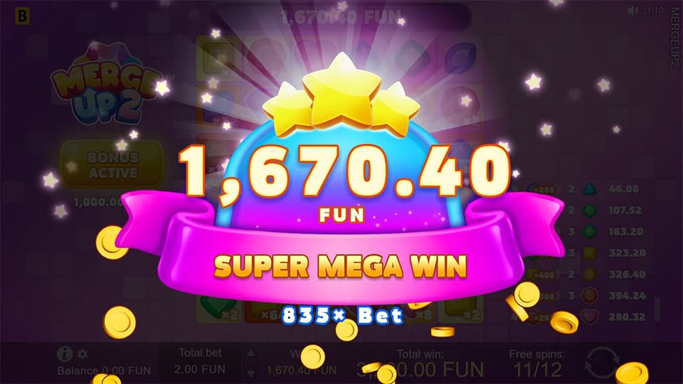 Merge Up 2 slot big win