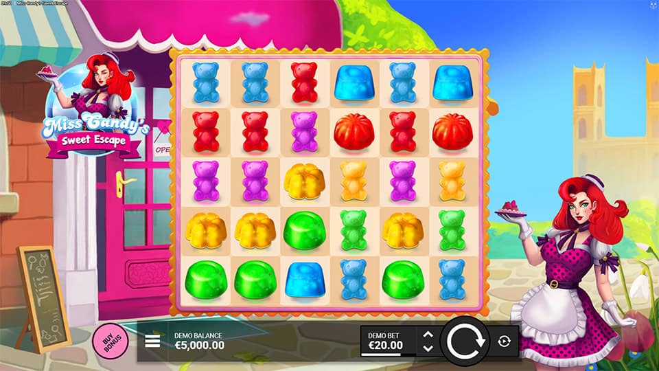 Miss Candys Sweet Escape slot game preview 1