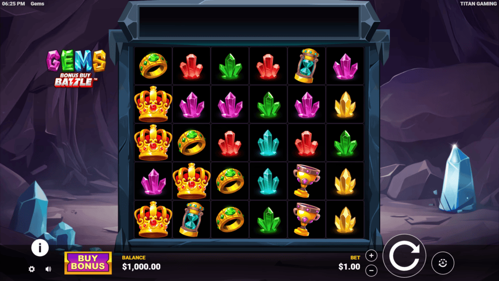 Titan gaming gems slot game preview