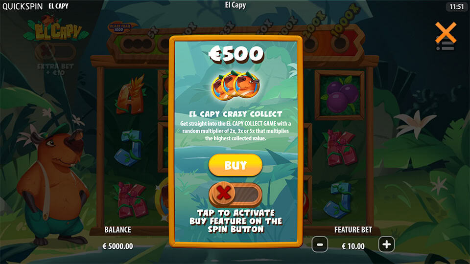 El Capy slot bonus buy