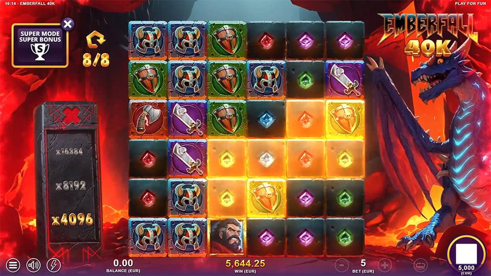 Emberfall 40K slot feature 2x2 square 1