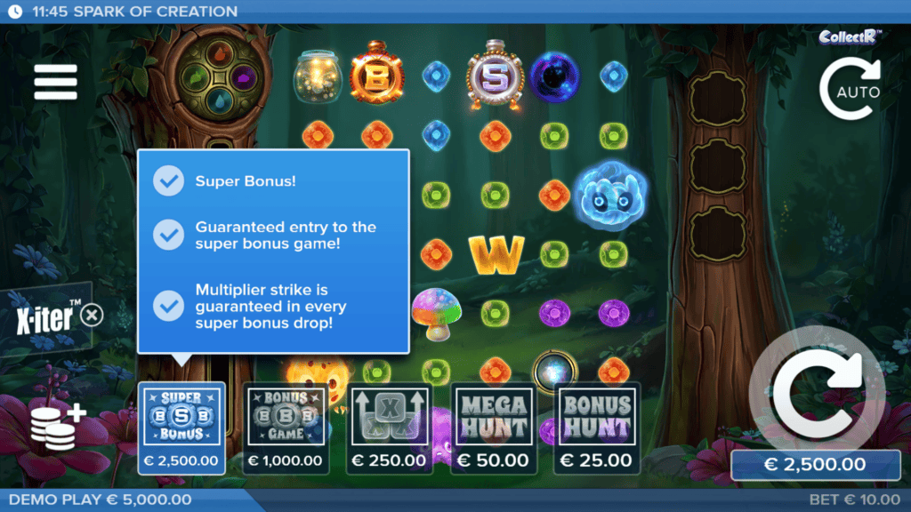 Elk studios spark of creation bonus buy