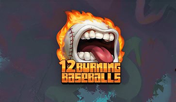 12 Burning Baseballs Slot Demo by Print Studios slot cover image