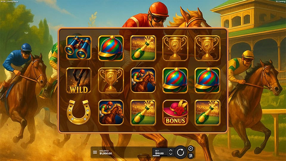 Derby Race slot game preview 1