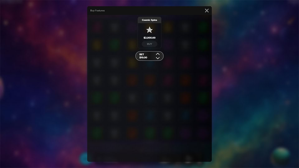 Galaxy of Gems slot bonus buy