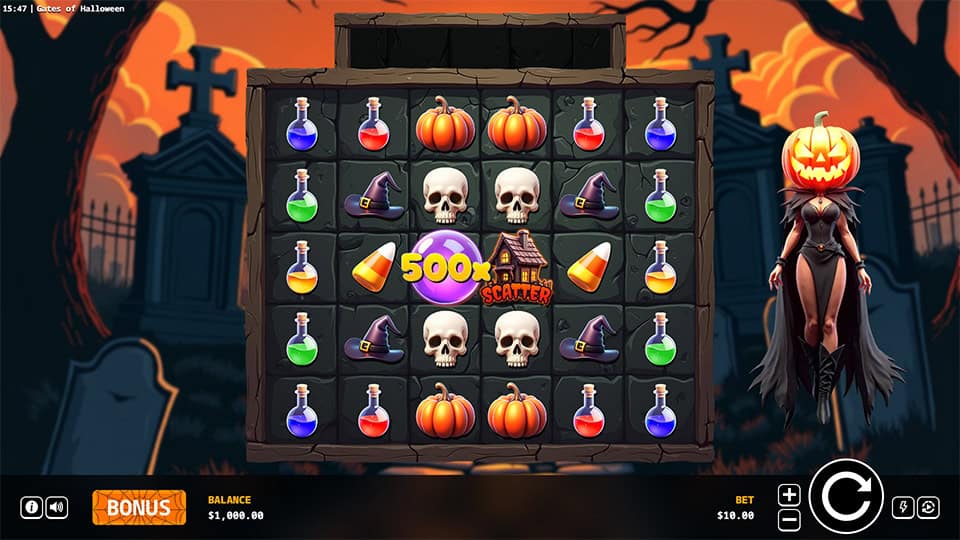 Gates of Halloween slot game preview 1