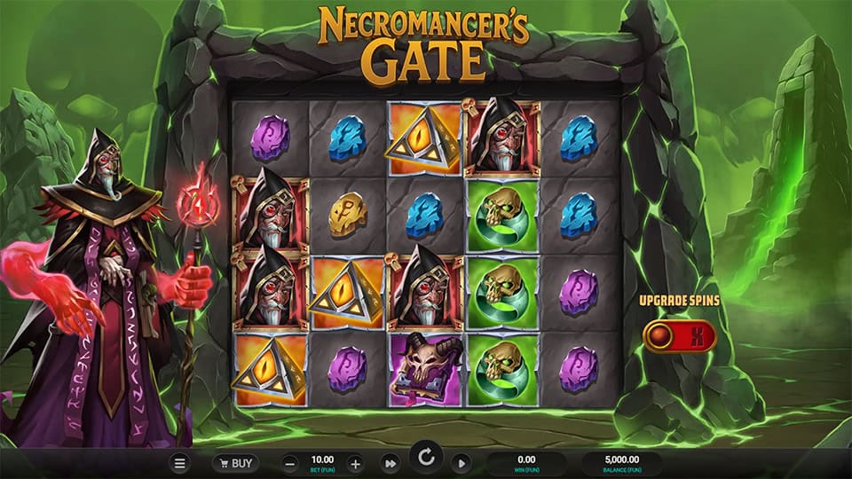 Necromancers Gate slot game preview 1