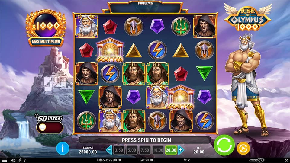 Rise of Olympus 1000 slot game preview 1