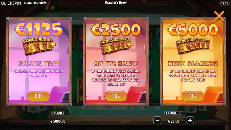Brawlers Brew slot bonus buy 1