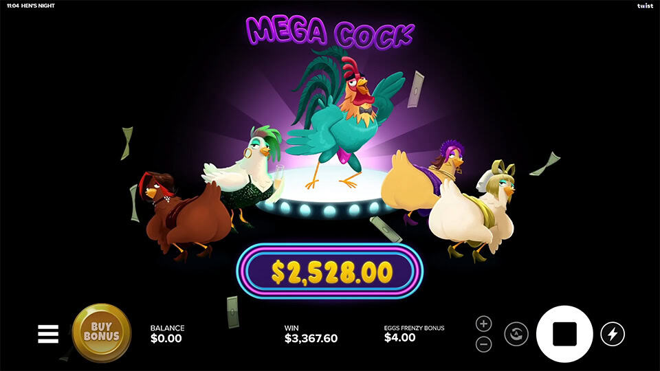 Hens Night slot big win 1
