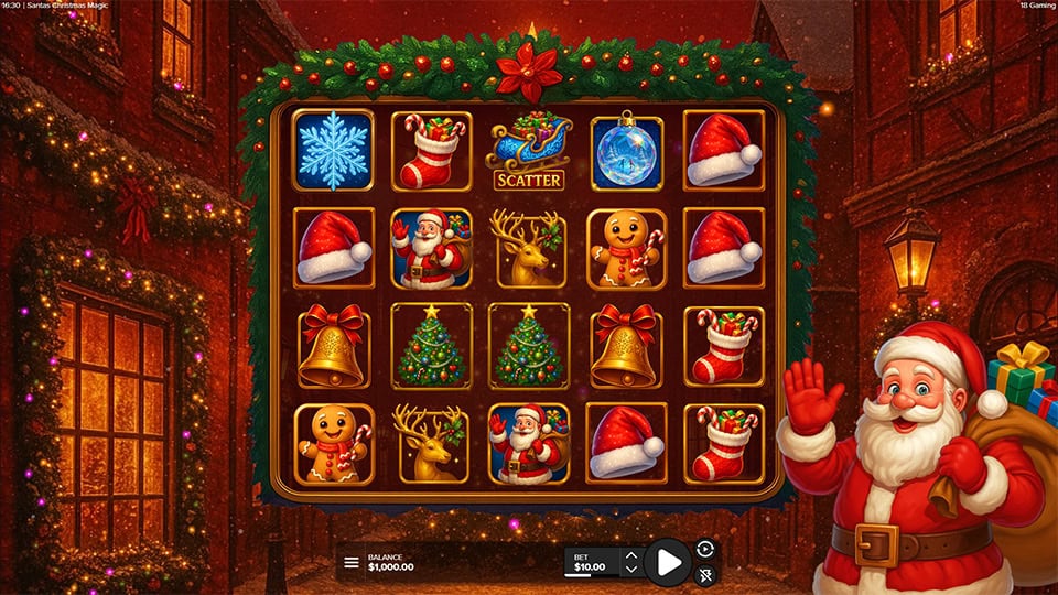 Santas Christmas Magic slot game preview 1