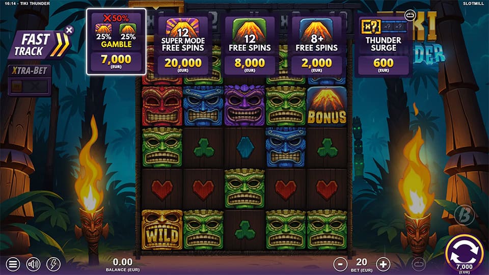 Tiki Thunder slot bonus buy