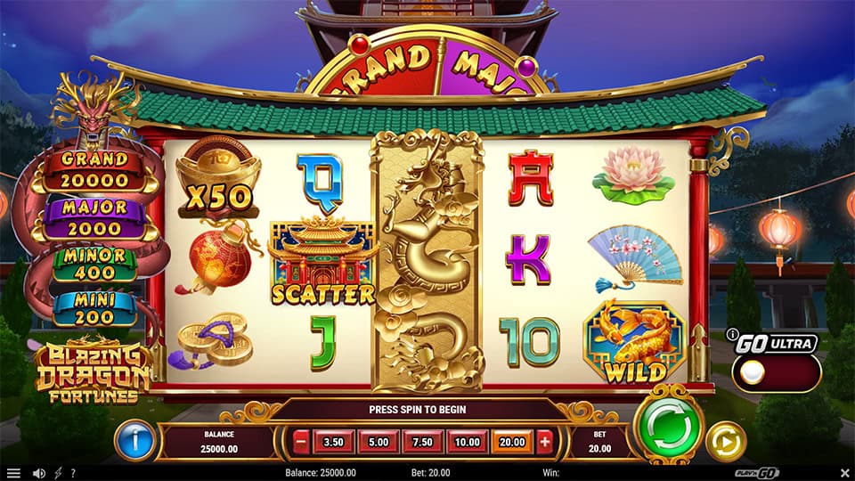 Blazing Dragon Fortunes slot game preview 1