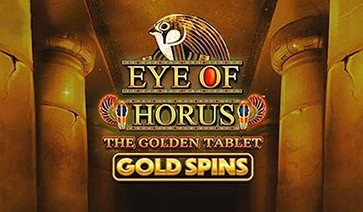 Eye of Horus The Golden Tablet Gold Spins Slot Demo by Blueprint Gaming slot cover image
