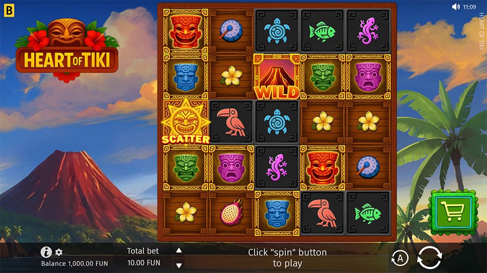 Heart of Tiki slot game preview 1