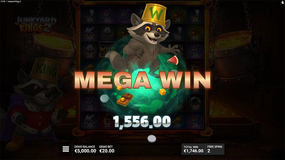 Junkyard Kings 2 slot big win
